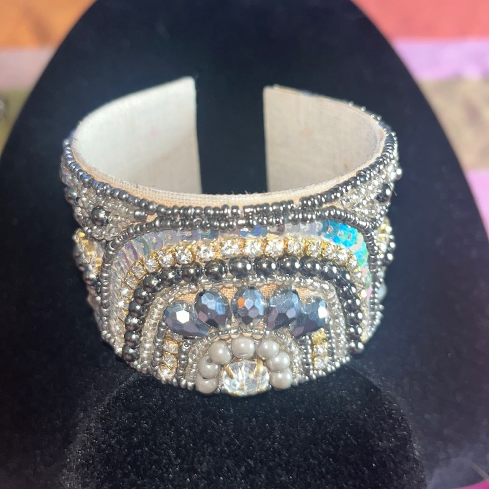 Natasha beaded cuff bracelet